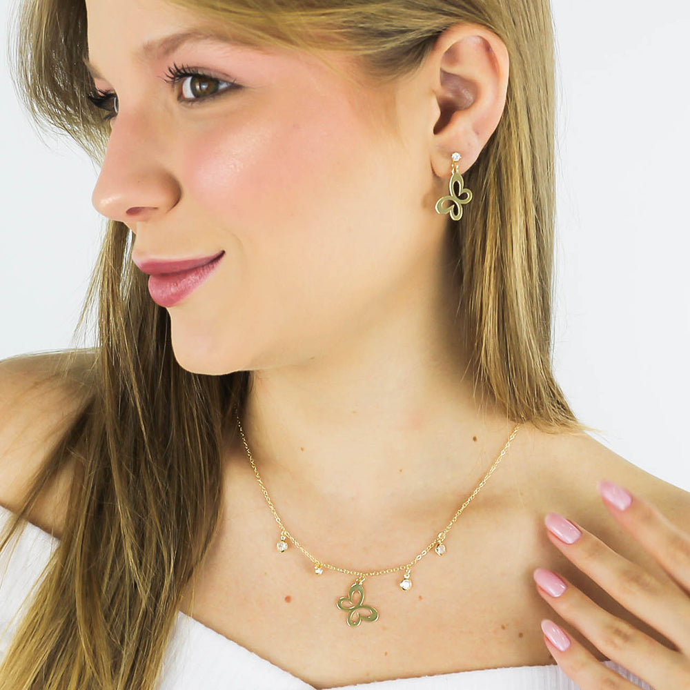 Colar Coração Druso Ametista