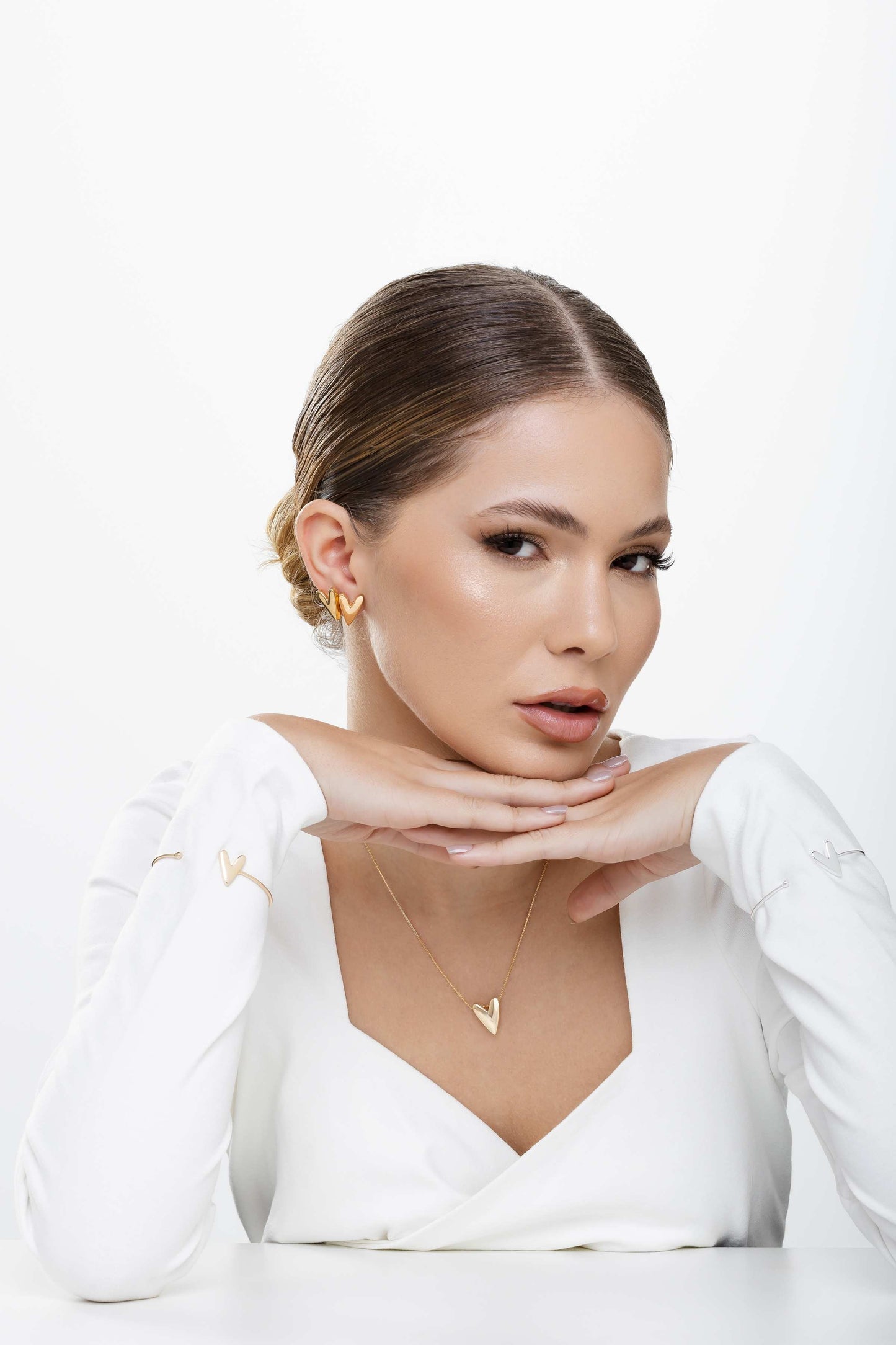 Brincos Espirais Ametista