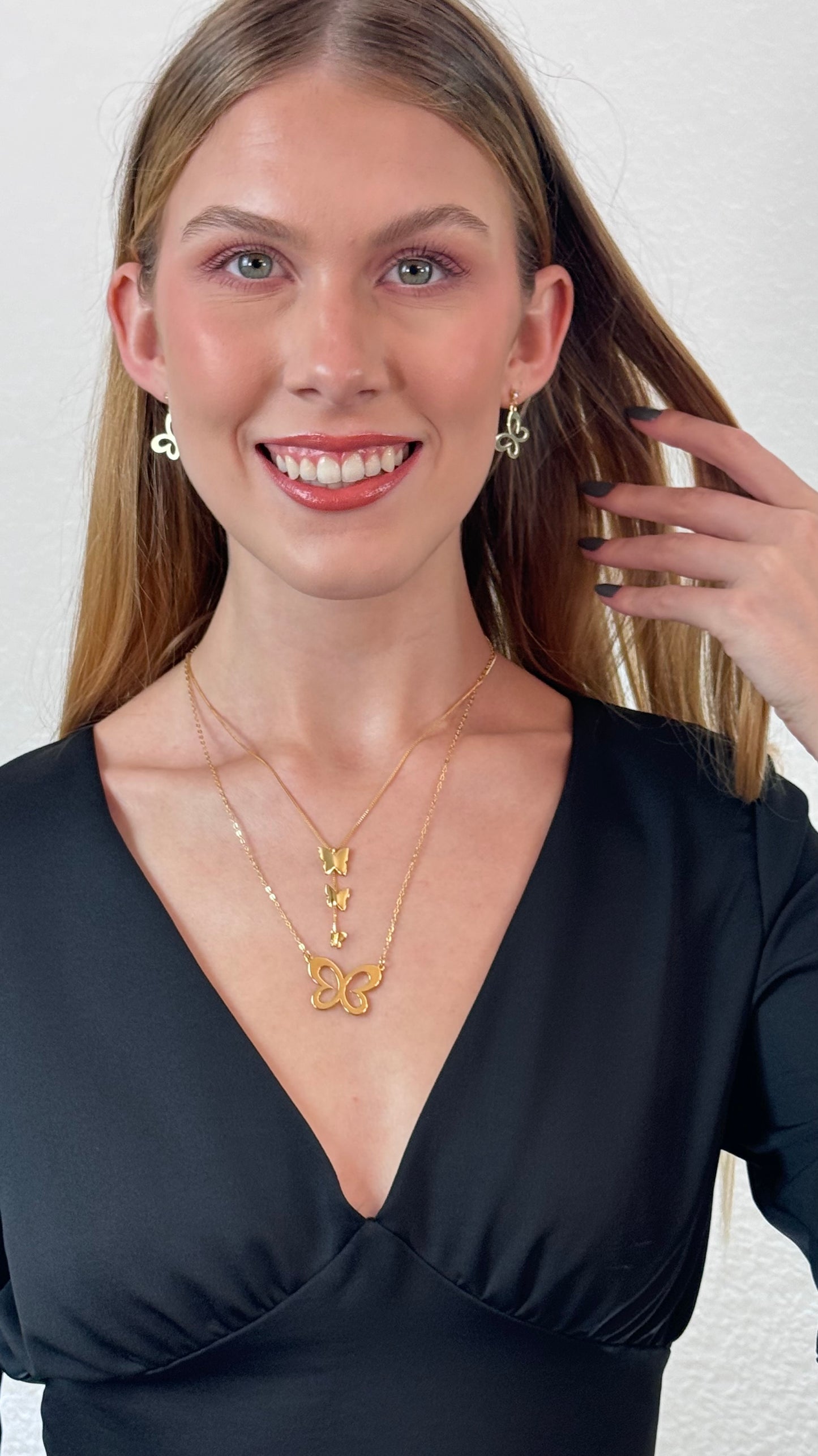 Butterfly Crystals Earrings