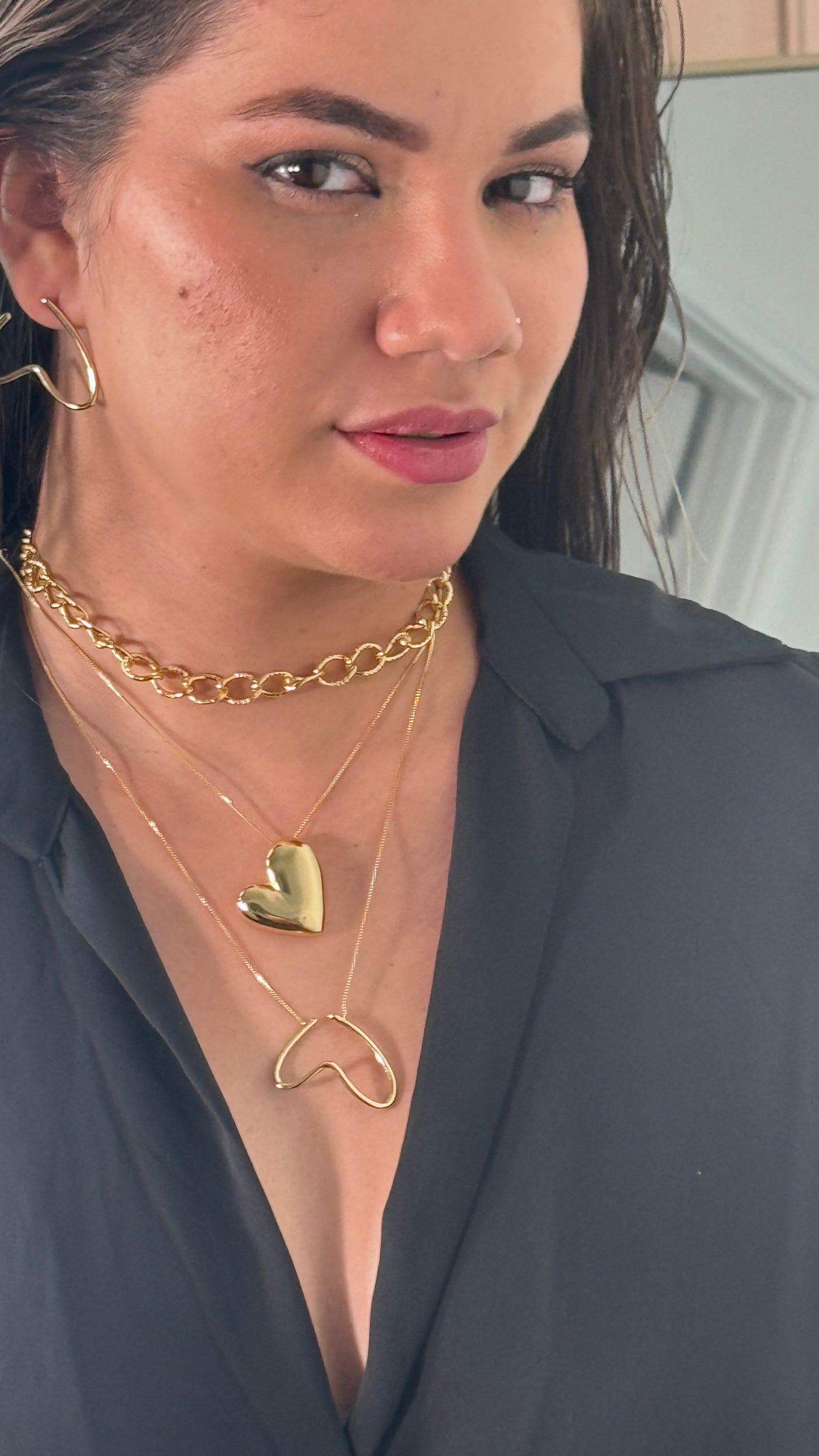 Upside Down Heart Necklace